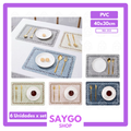 Individual de PVC inglés "B" (SET)